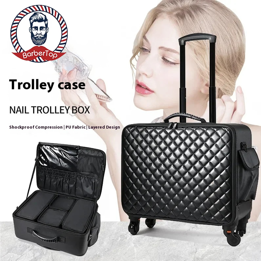 Beauty Makeup Background - Travel Makeup Artist Bag Luggage Cosmetic