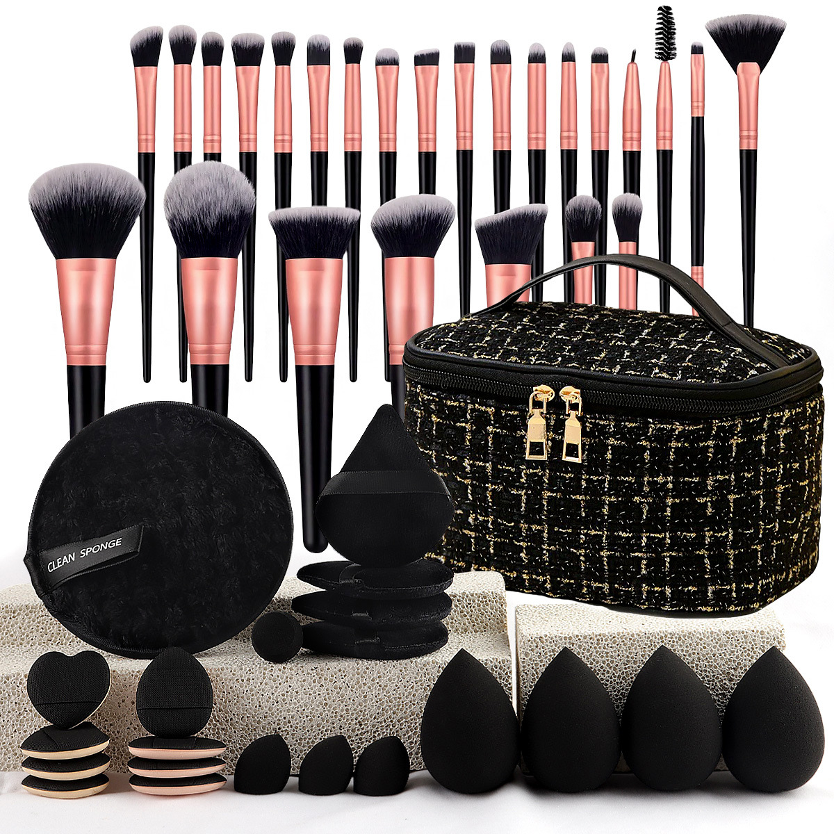 Beauty Bag Makeup - Makeup Brush Set Chic Fragrance Style