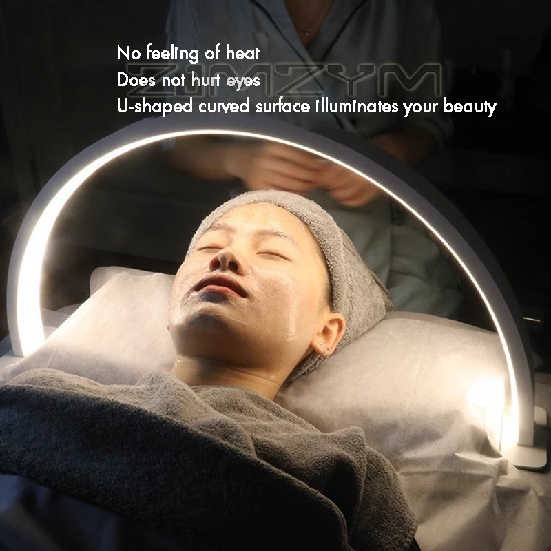 Led Ring Light - Adjustable Brightness LED Half Moon Beauty