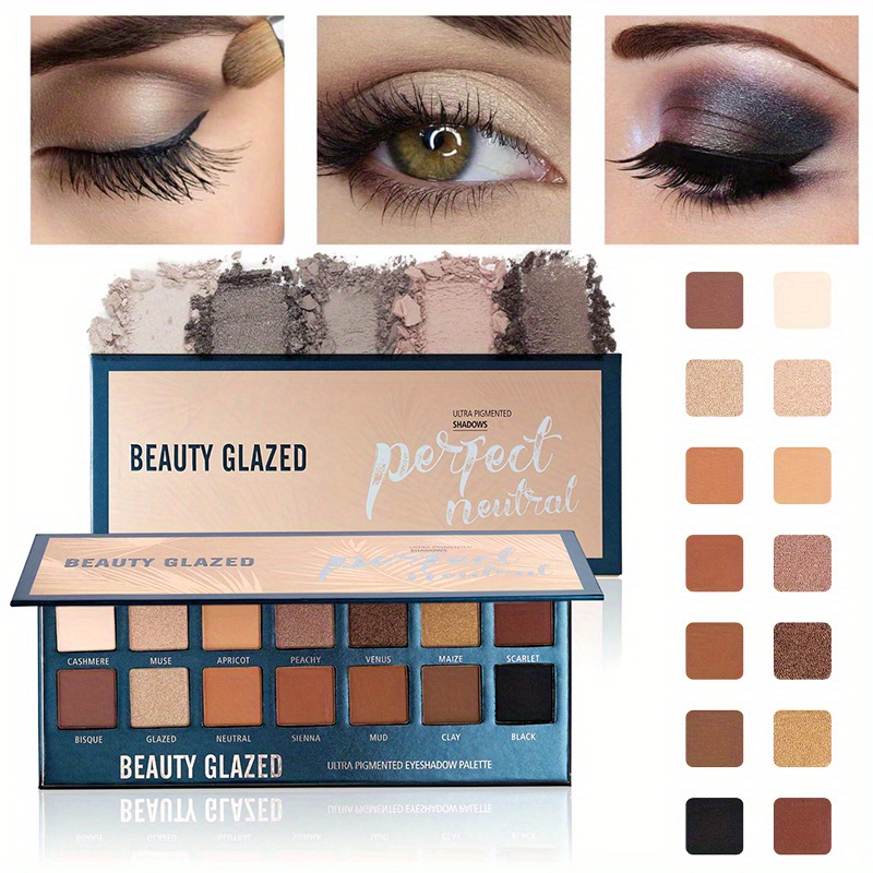 Beauty - Makeup - Eyes - BEAUTY GLAZED 14 Colors Eyeshadow Palette