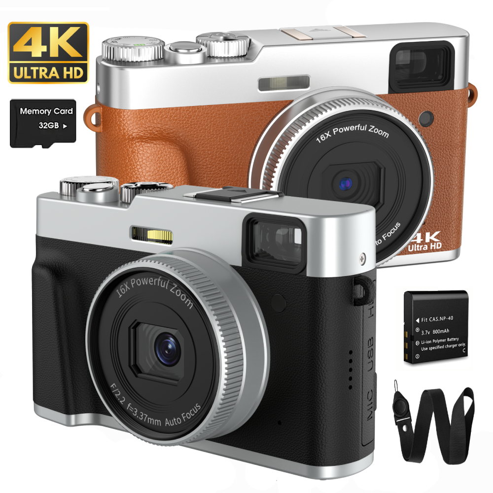 Beauty Makeup Video - 4K Digital Camera Auto Focus 48MP