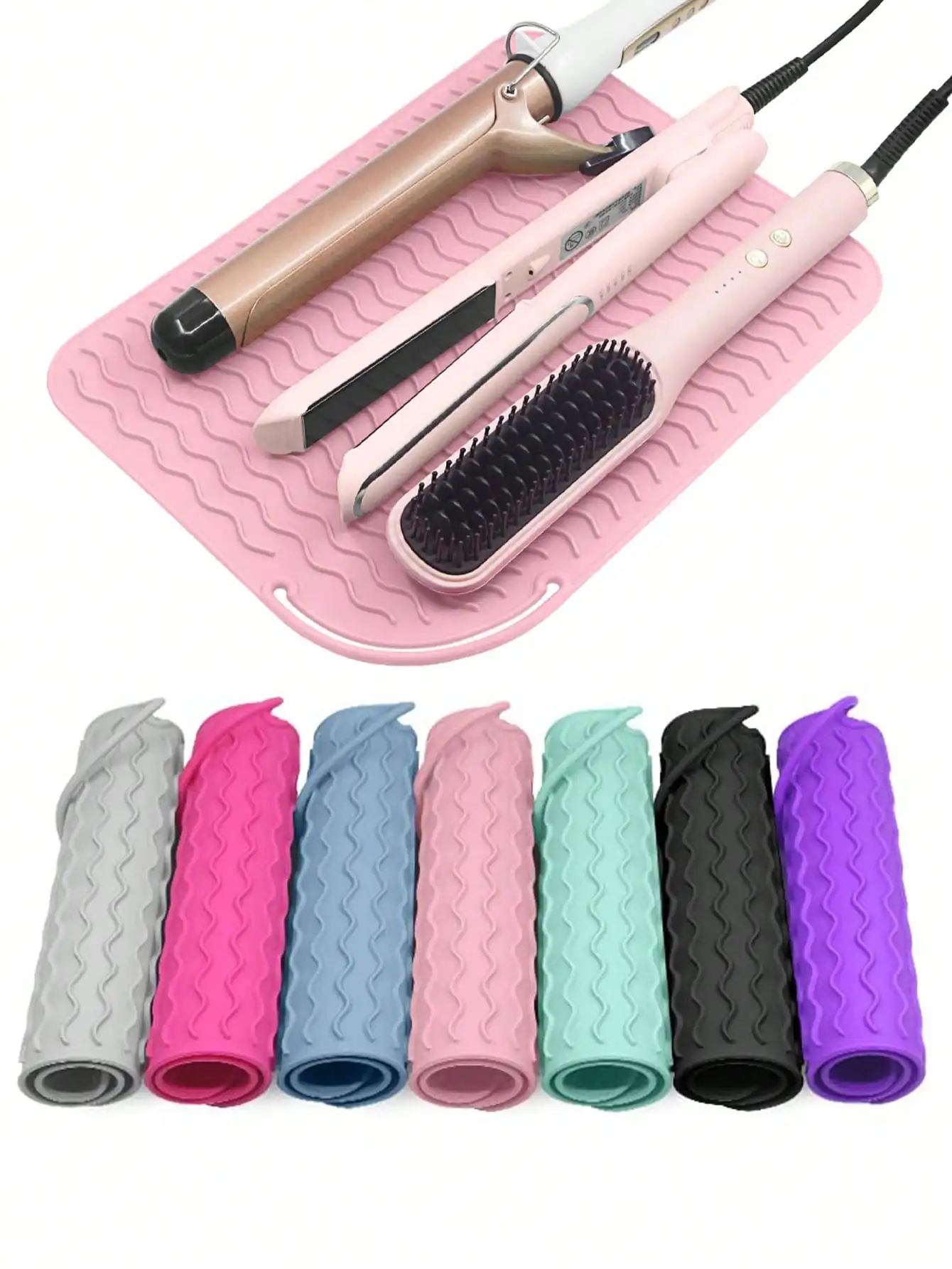 Hair Straightener - New Plus Size Silicone Heat Resistant