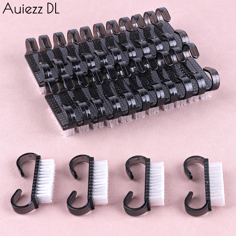 Blush Brush Kabuki - 50/100Pcs Plastic Nail Brushes For Nail