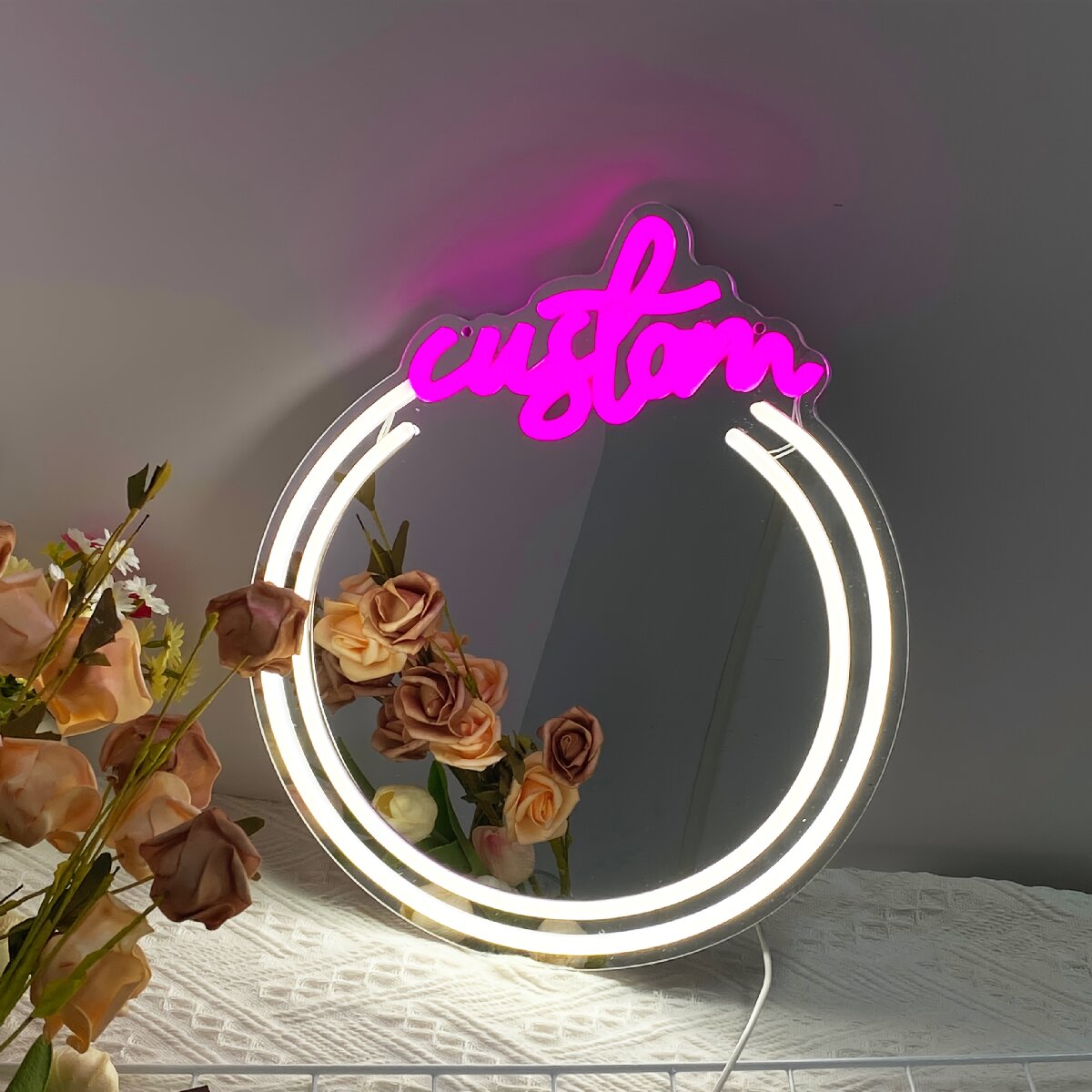 Custom Mirror Neon Signs, for  – обзор и цена Makeup Beauty Lounge