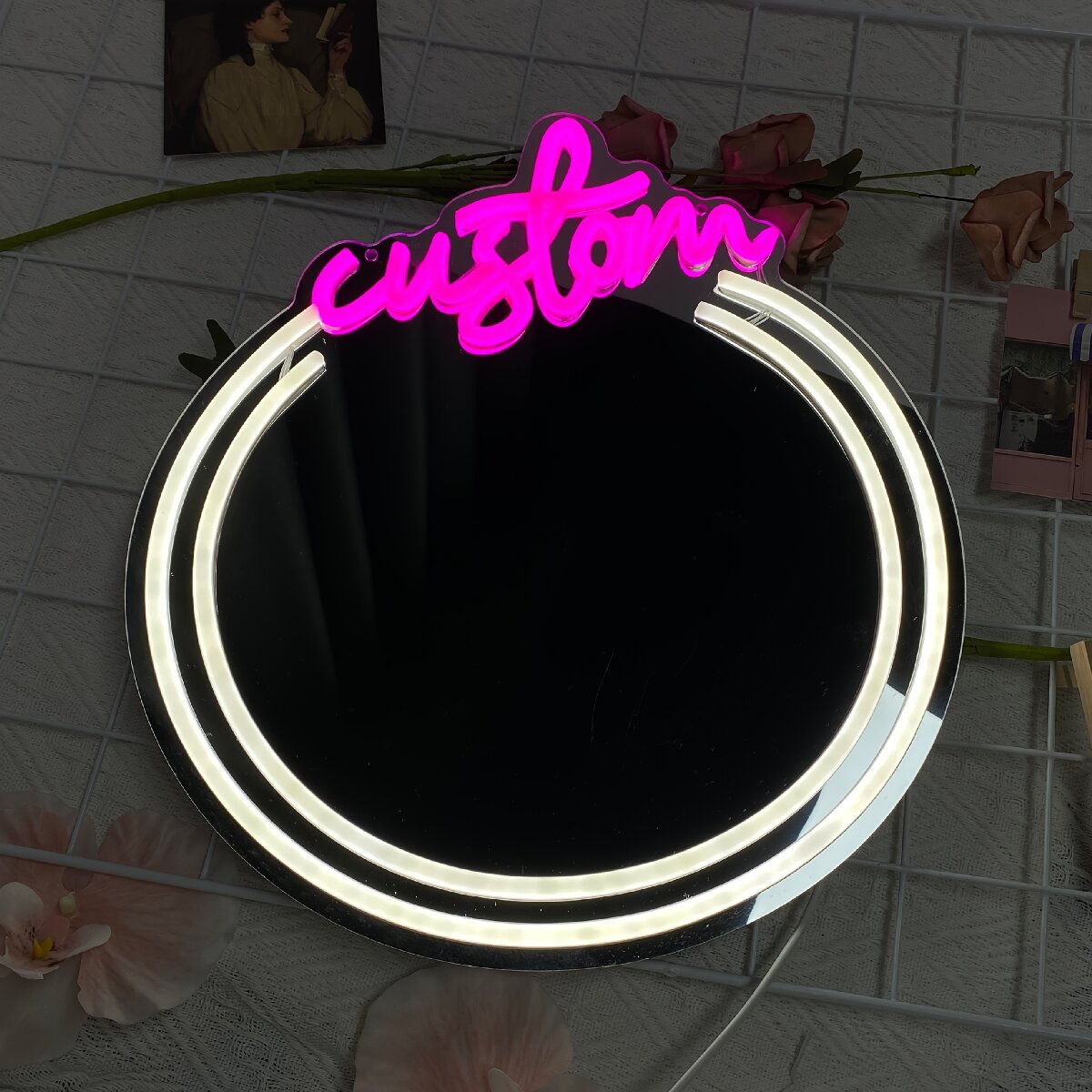 Custom Mirror Neon Signs, for  – обзор и цена Makeup Beauty Lounge