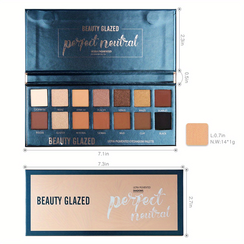 BEAUTY GLAZED 14 Colors Eyesha – обзор и цена Beauty - Makeup - Eyes