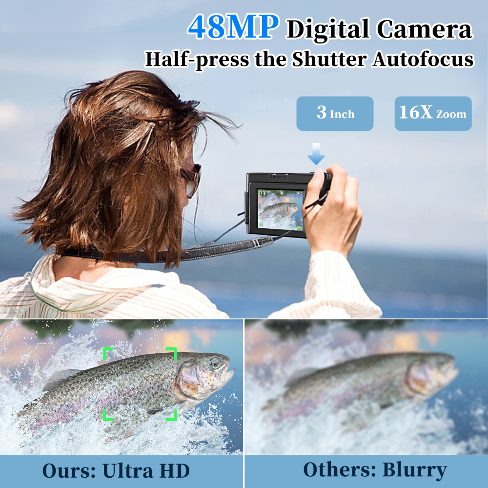 4K 48MP Compact Vlogging Camer – обзор и цена Beauty Makeup Video
