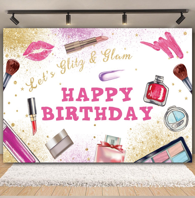 Spa Party Backdrop for Photogr – обзор и цена Beauty Makeup Girl Photo