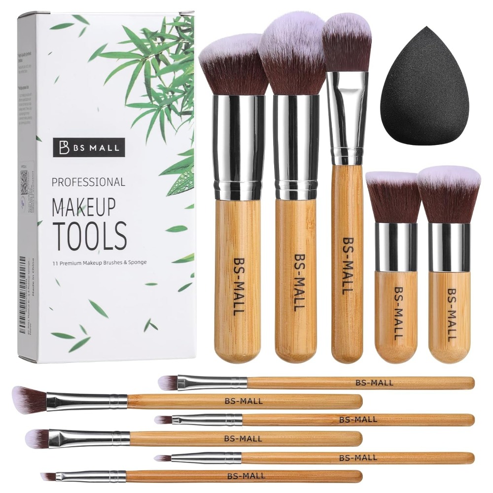 BS-MALL Makeup Brush Set 11Pcs – обзор и цена Blush Brush Kabuki