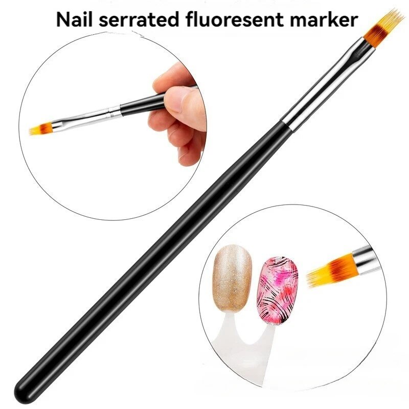 Nail Tools Nail Brush Serrated – обзор и цена Blush Brush Kabuki