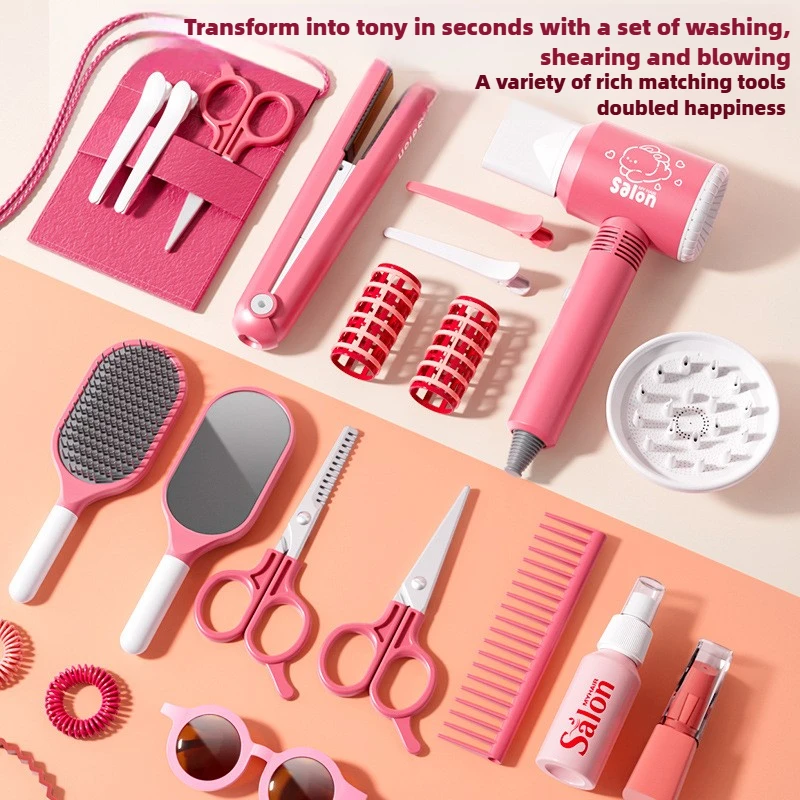 Simulation Barber Hair Beauty  – обзор и цена Beauty Makeup Set For Kids