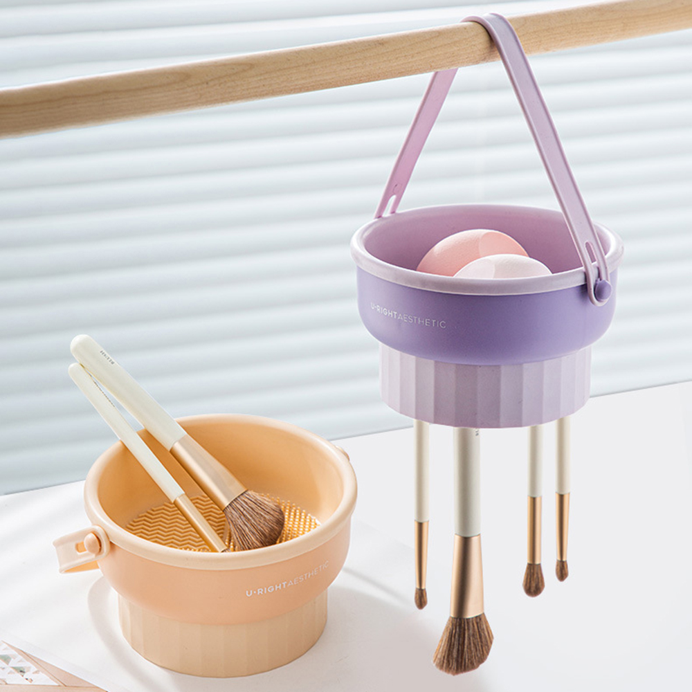 Makeup Brush Cleaning Bucket W – обзор и цена Beauty Makeup Tools Use
