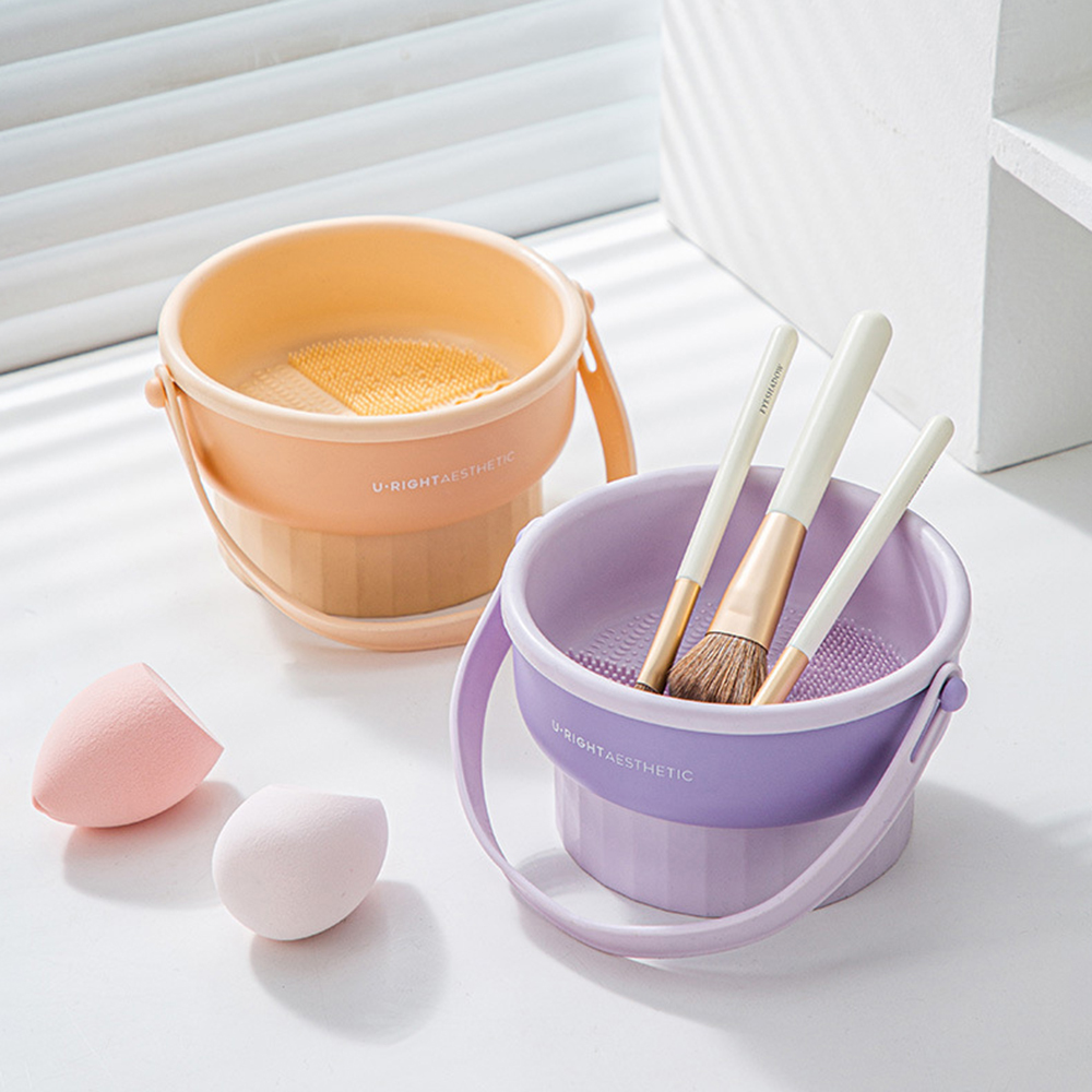 Makeup Brush Cleaning Bucket W – обзор и цена Beauty Makeup Tools Use
