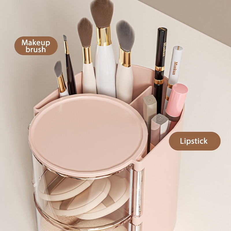 2-in-1 Rotatable Makeup Brushe – обзор и цена Blush Brush Kabuki