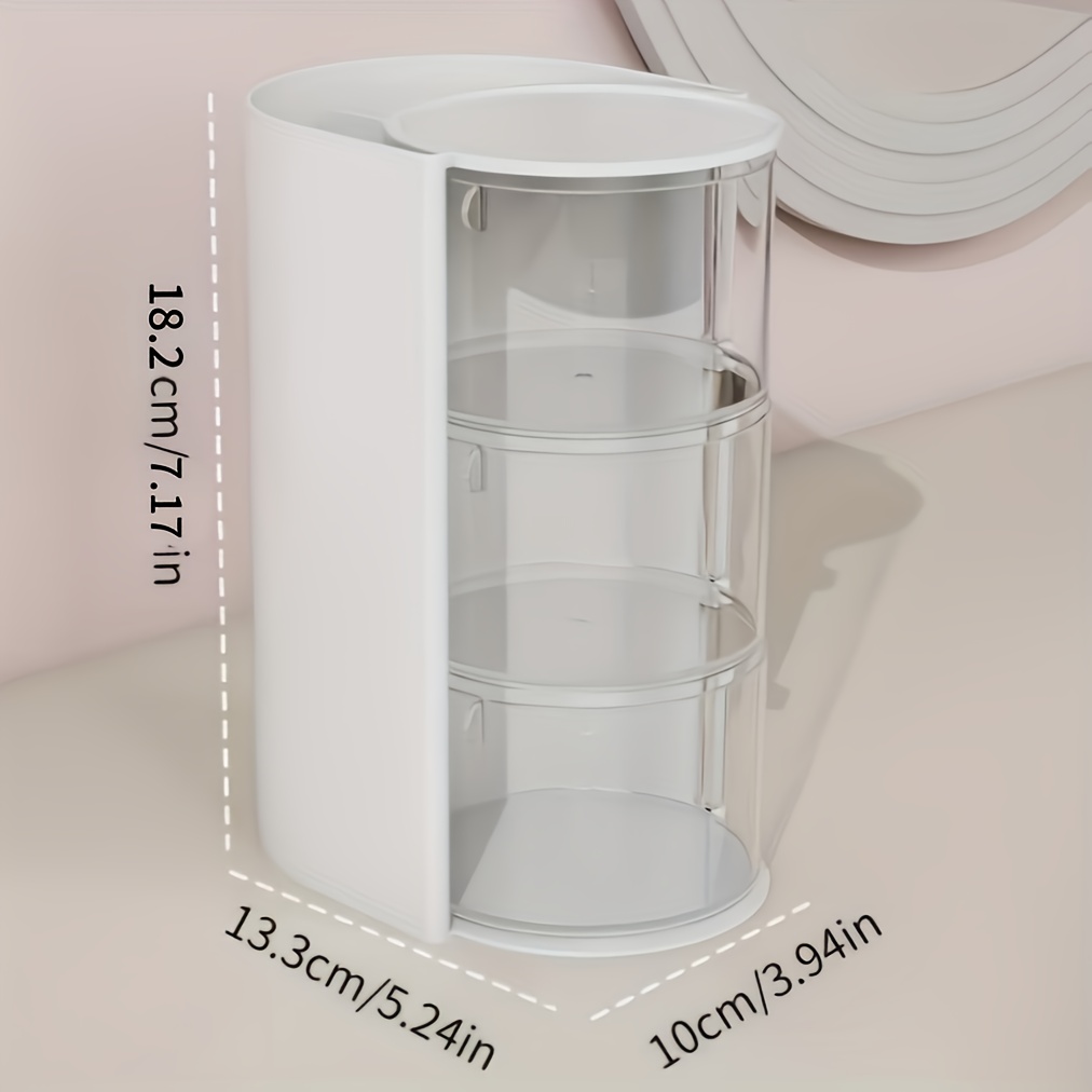 Rotating Cosmetic Storage Box, – обзор и цена Blush Brush Kabuki