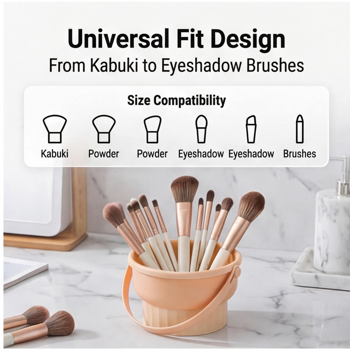 Silicone Makeup Brush Cleaning – обзор и цена Blush Brush Kabuki