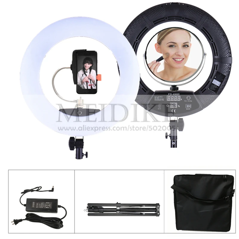 LED Ring Lamp FD-480II Beauty  – обзор и цена Beauty Makeup Video