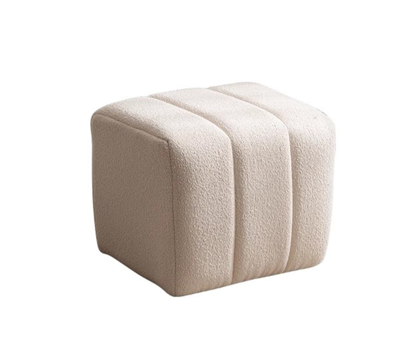 Grey Hallway Foot Stool Puffs  – обзор и цена Makeup Beauty Lounge
