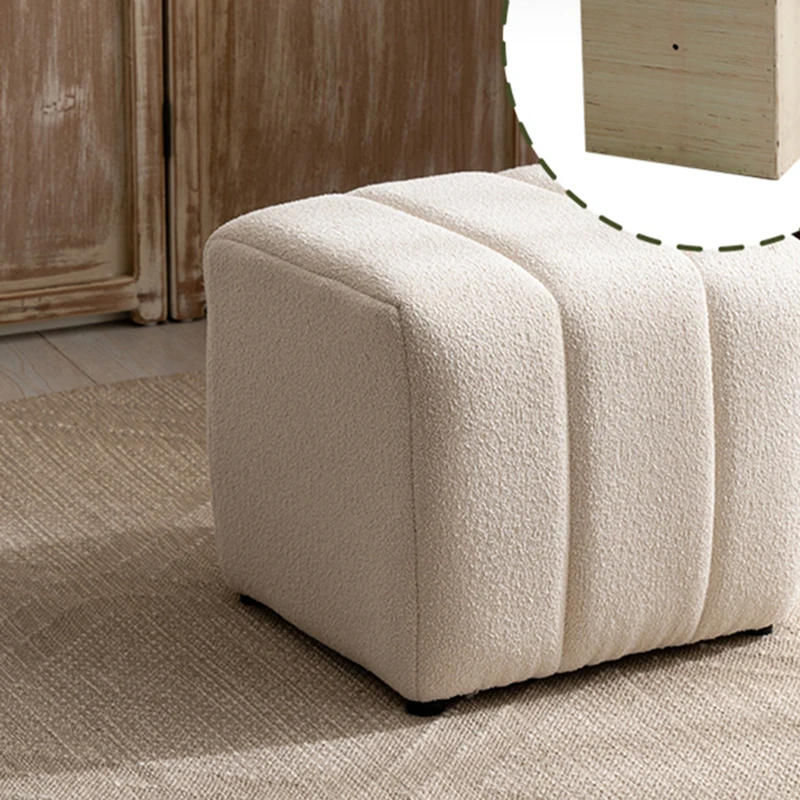 Grey Hallway Foot Stool Puffs  – обзор и цена Makeup Beauty Lounge