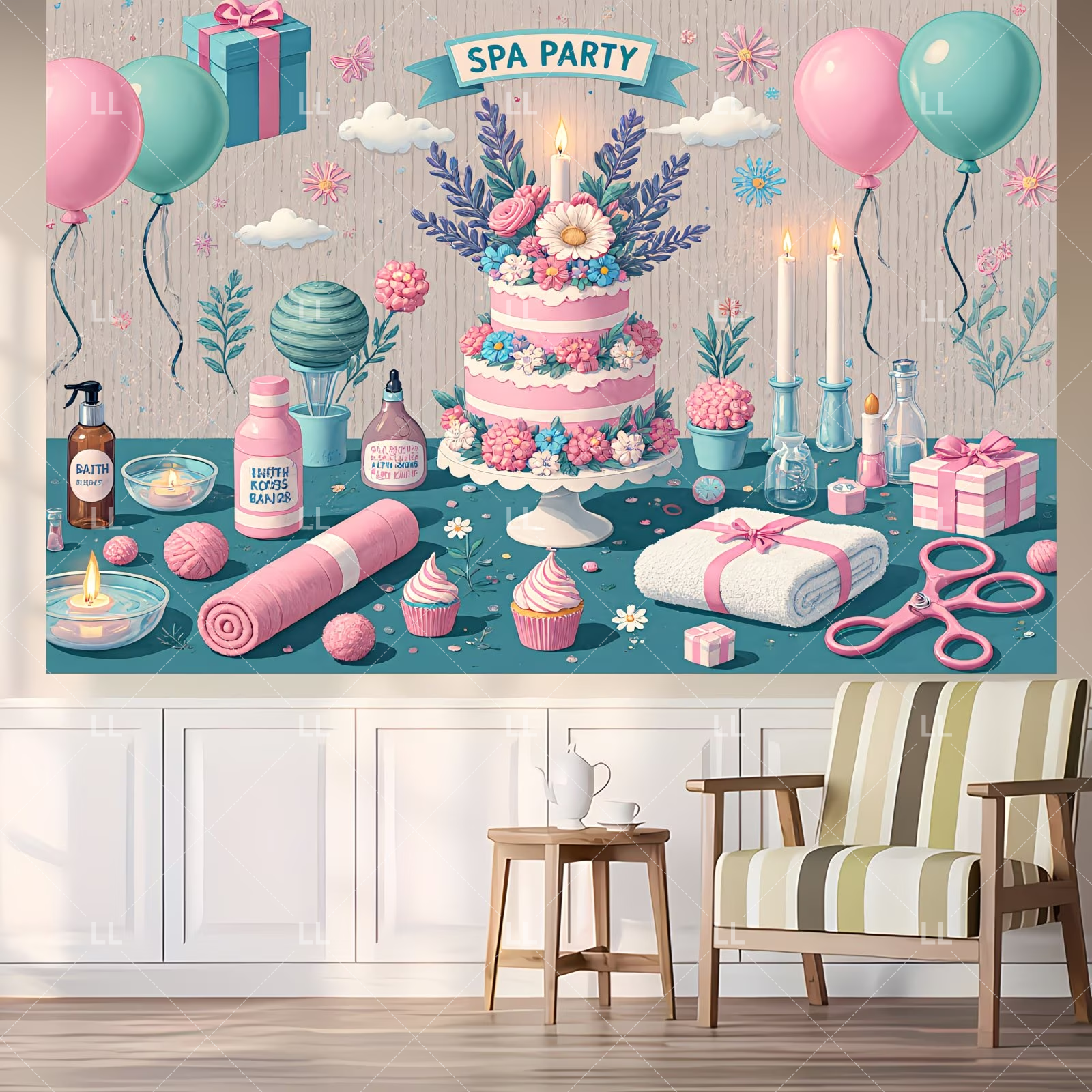 Pink Beauty Makeup Spa Backdro – обзор и цена Beauty Makeup Girl Photo