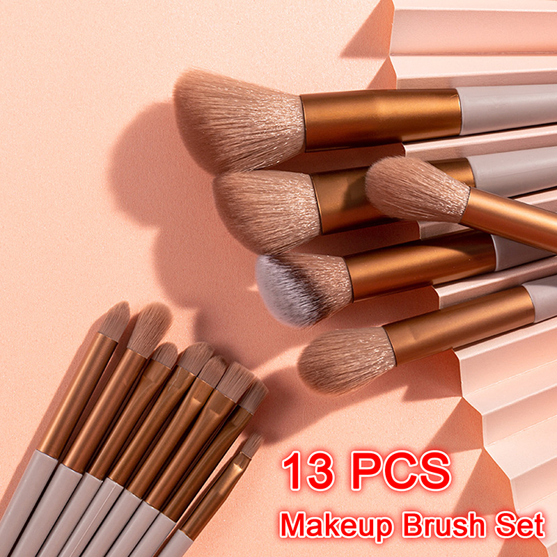 13Pcs Professional Beauty Powd – обзор и цена Blush Brush Kabuki