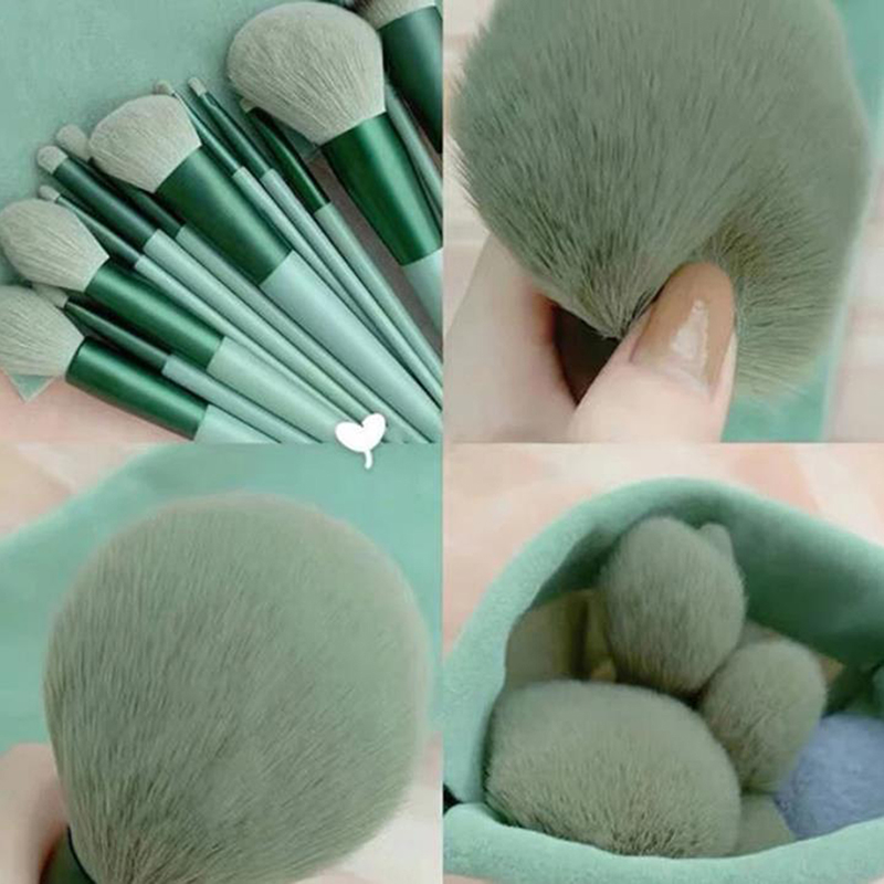 13Pcs Professional Beauty Powd – обзор и цена Blush Brush Kabuki