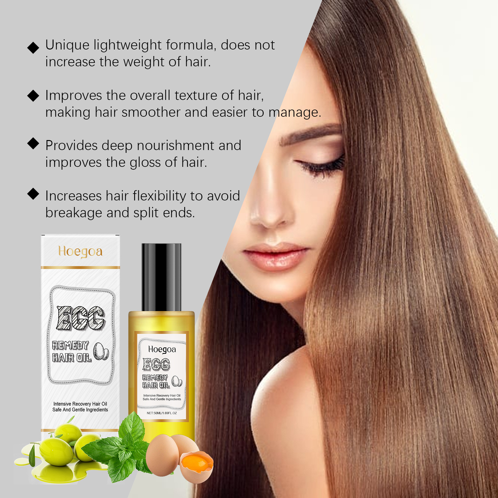 Egg Remedy Hair Oil Restore So – обзор и цена Hair Straightener