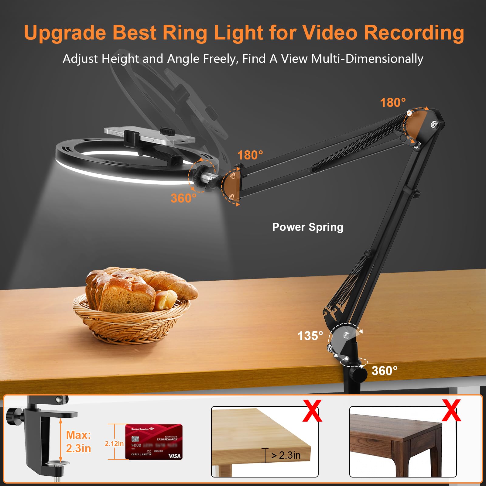 Nice Overhead Tripod With Ring – обзор и цена Led Ring Light