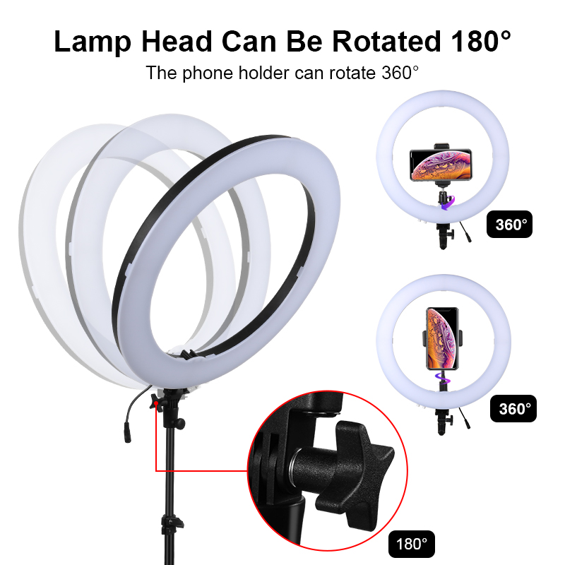 18 inch Ring Light With Tripod – обзор и цена Beauty Makeup Video