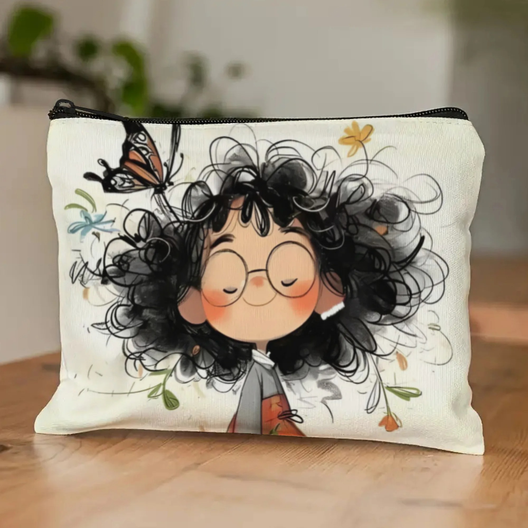 Cartoon Girl Makeup Bag Zipper – обзор и цена Beauty Bag Makeup
