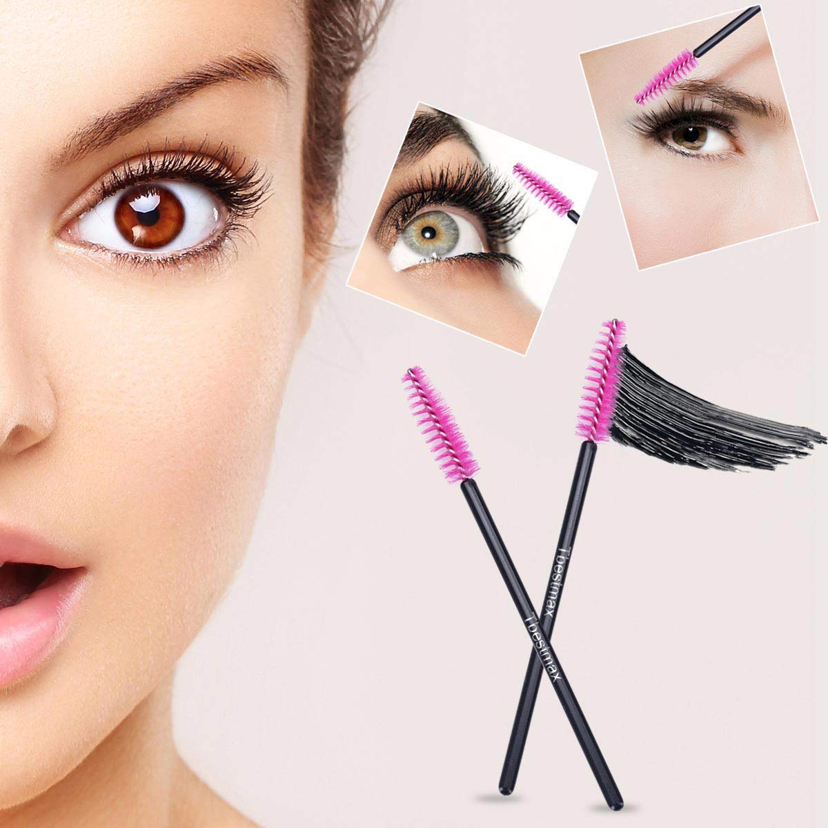 Wholesale 500pcs Eyelash Brush – обзор и цена Beauty Makeup Background