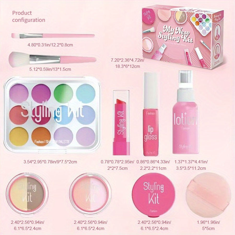 Kids Pretend Makeup Toy Set, N – обзор и цена Beauty Makeup Kids