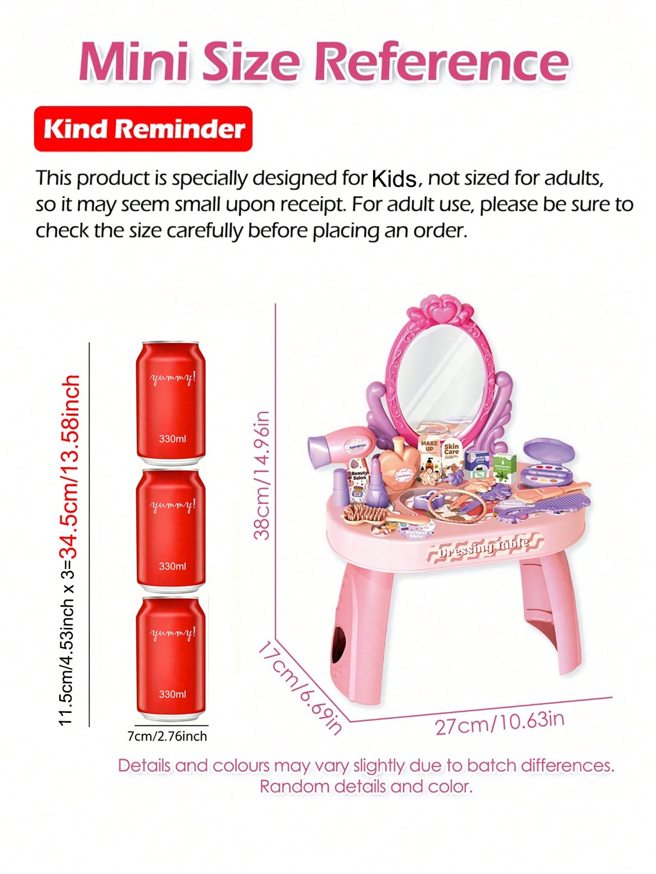 Kids Princess Vanity Dressing  – обзор и цена Beauty Makeup Kids