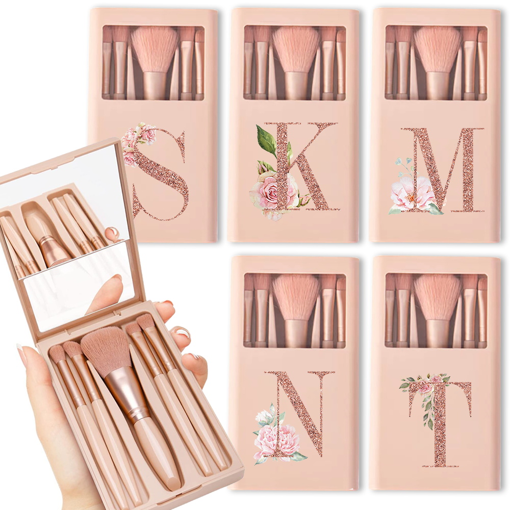 5pcs Cosmetic Brush Kit With M – обзор и цена Beauty Makeup Background