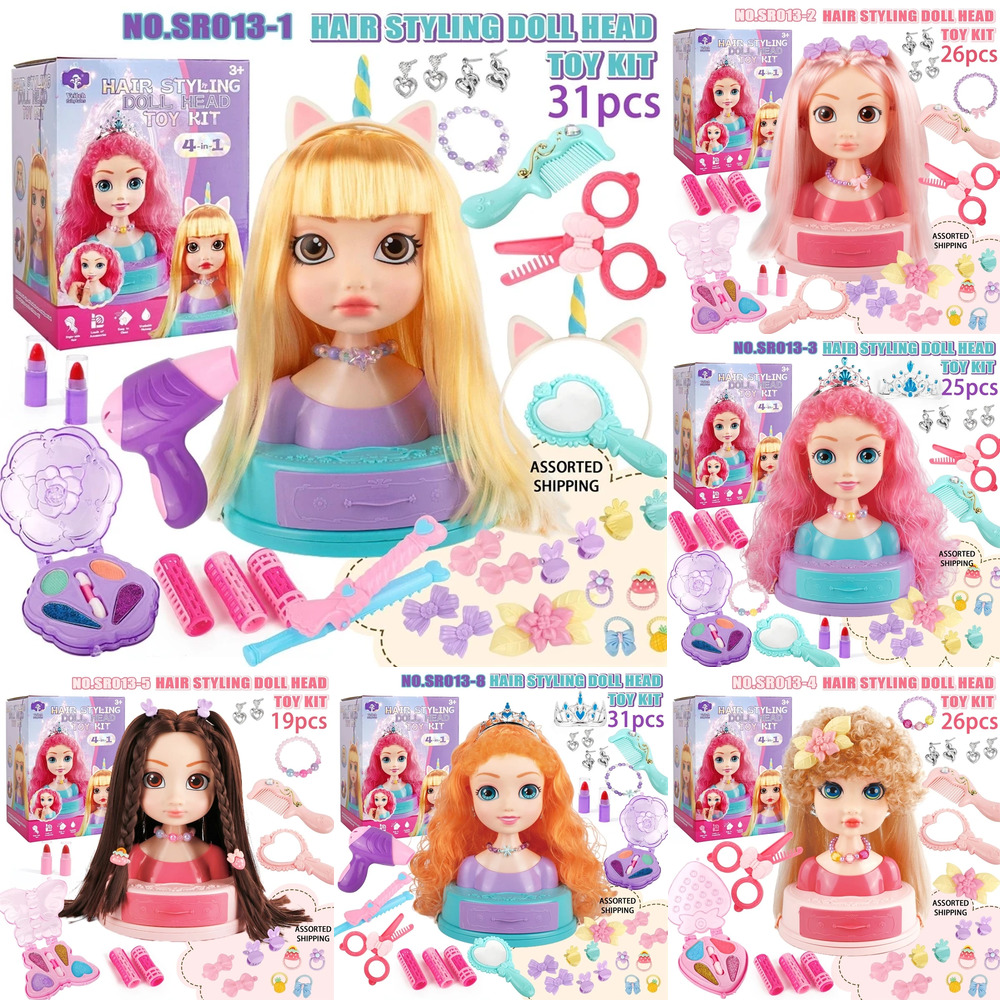 Hair Styling Doll Head Makeup  – обзор и цена Beauty Makeup Kids