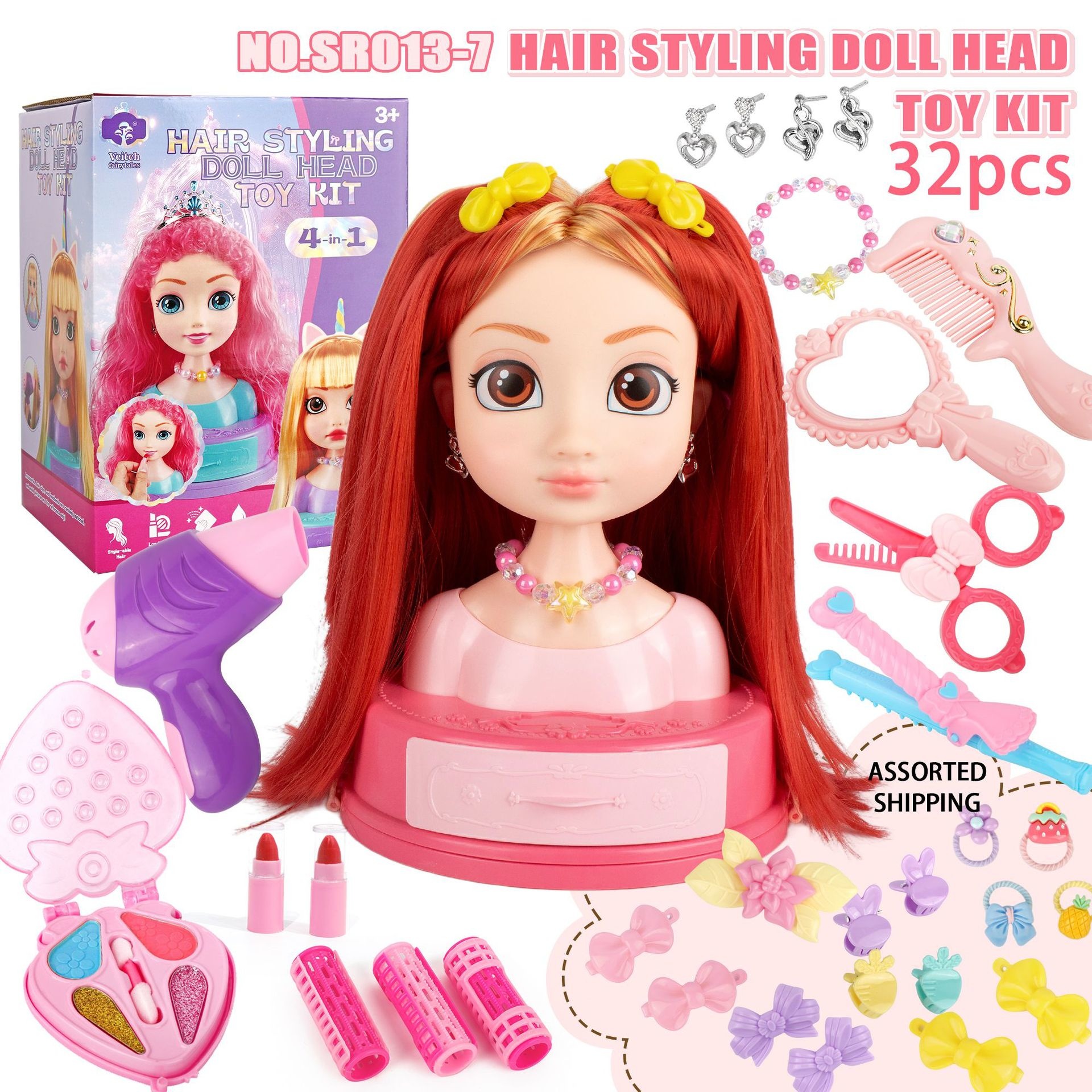 Hair Styling Doll Head Makeup  – обзор и цена Beauty Makeup Kids
