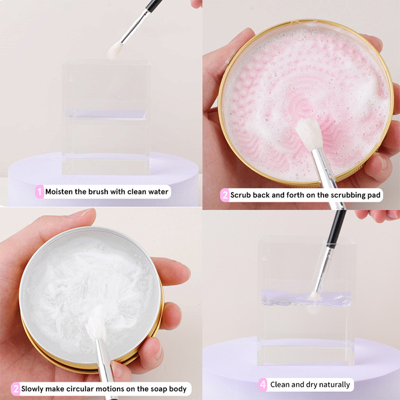50g Honey Peach Silicone Makeu – обзор и цена Blush Brush Kabuki