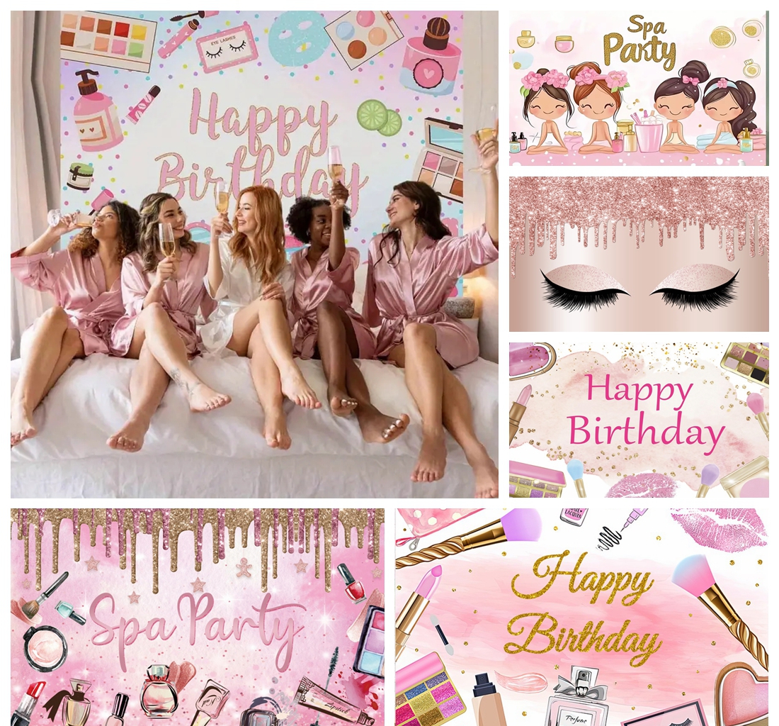Birthday Party Banner Backgrou – обзор и цена Beauty Makeup Girl Photo