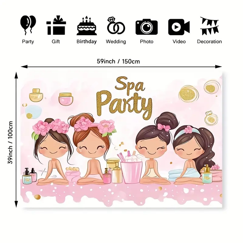 Birthday Party Banner Backgrou – обзор и цена Beauty Makeup Girl Photo