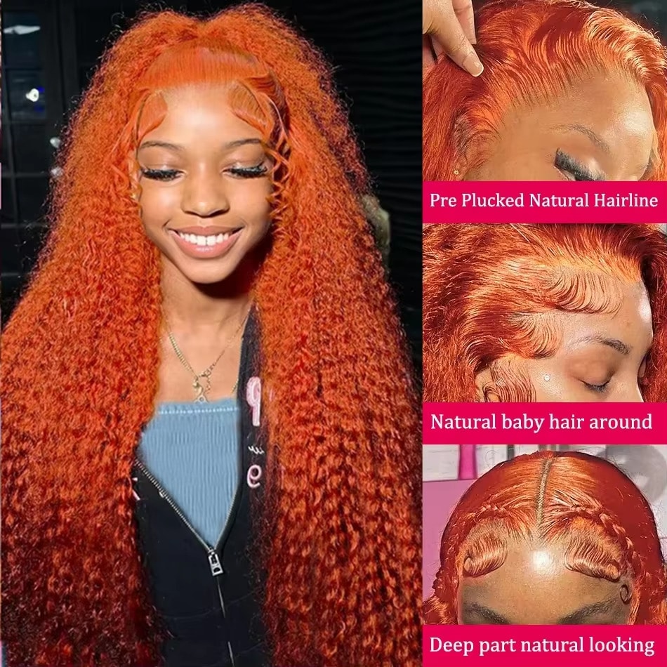 Ginger Human Hair Wig 13x6 Gin – обзор и цена Hair Straightener