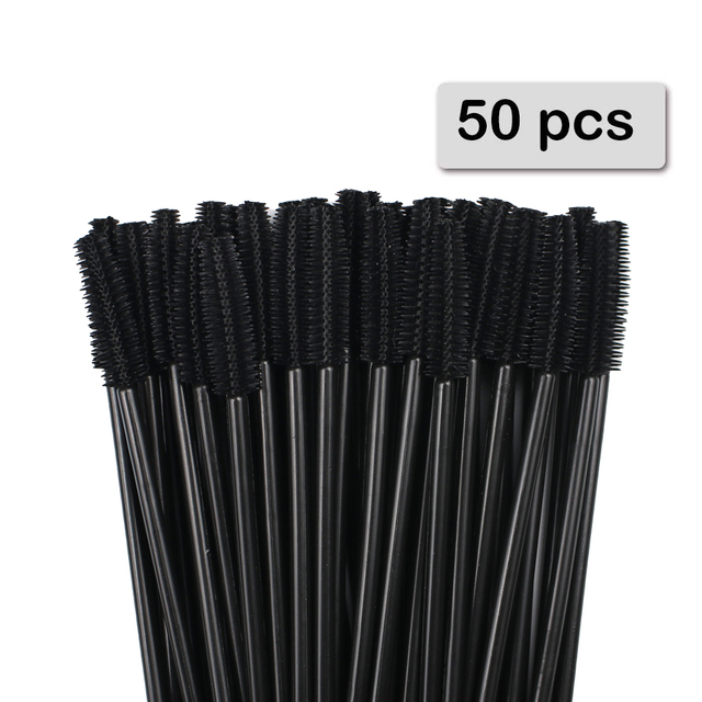 50pcs Silicone Mascara Wands A – обзор и цена Beauty Makeup Background