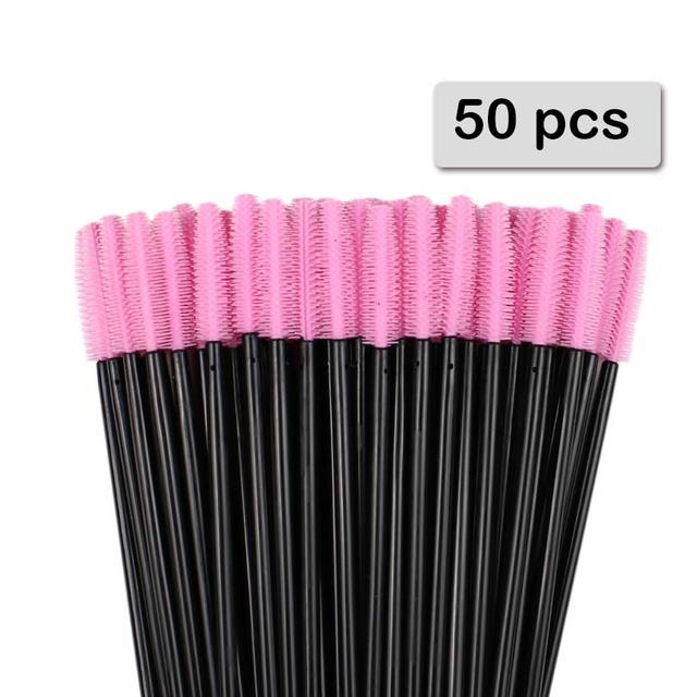 50pcs Silicone Mascara Wands A – обзор и цена Beauty Makeup Background