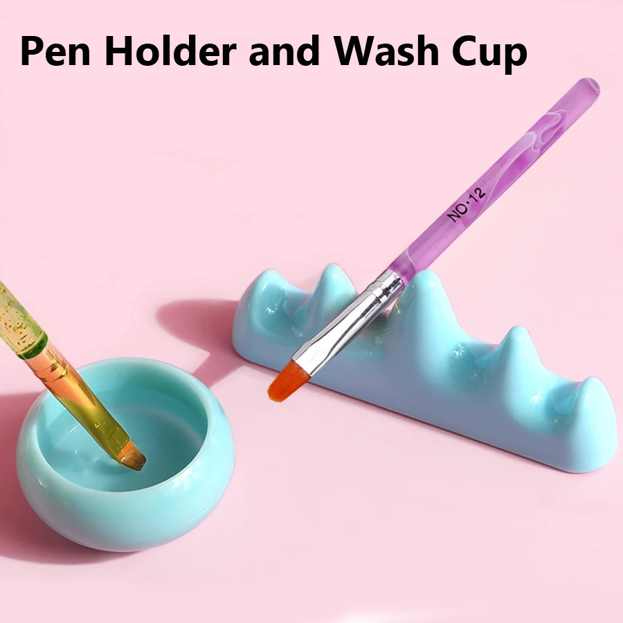 Acrylic Nail Brush Washing Bow – обзор и цена Blush Brush Kabuki